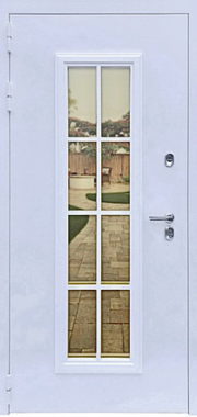 Входная дверь Дверной Континент, модель Тичино ТЕРМО (Белая)
